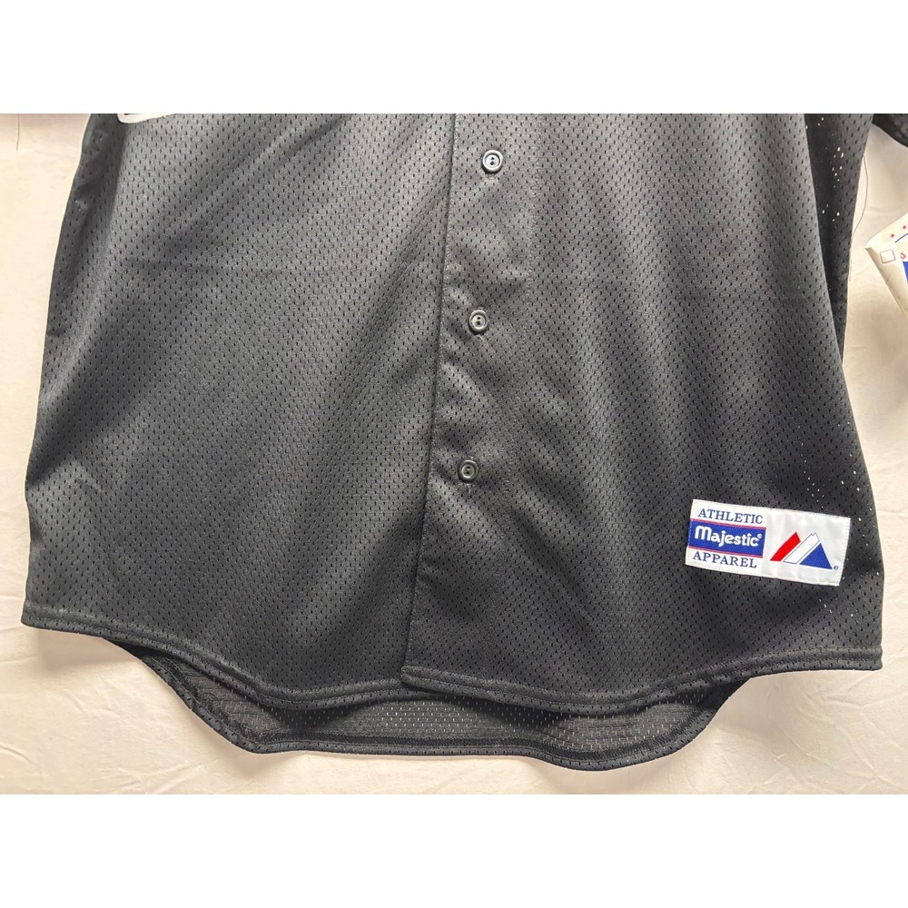 Tampa Bay Devil Rays Majestic MLB Jersey Mens Black Short Sleeve NWT Vintage New - Picture 4 of 11